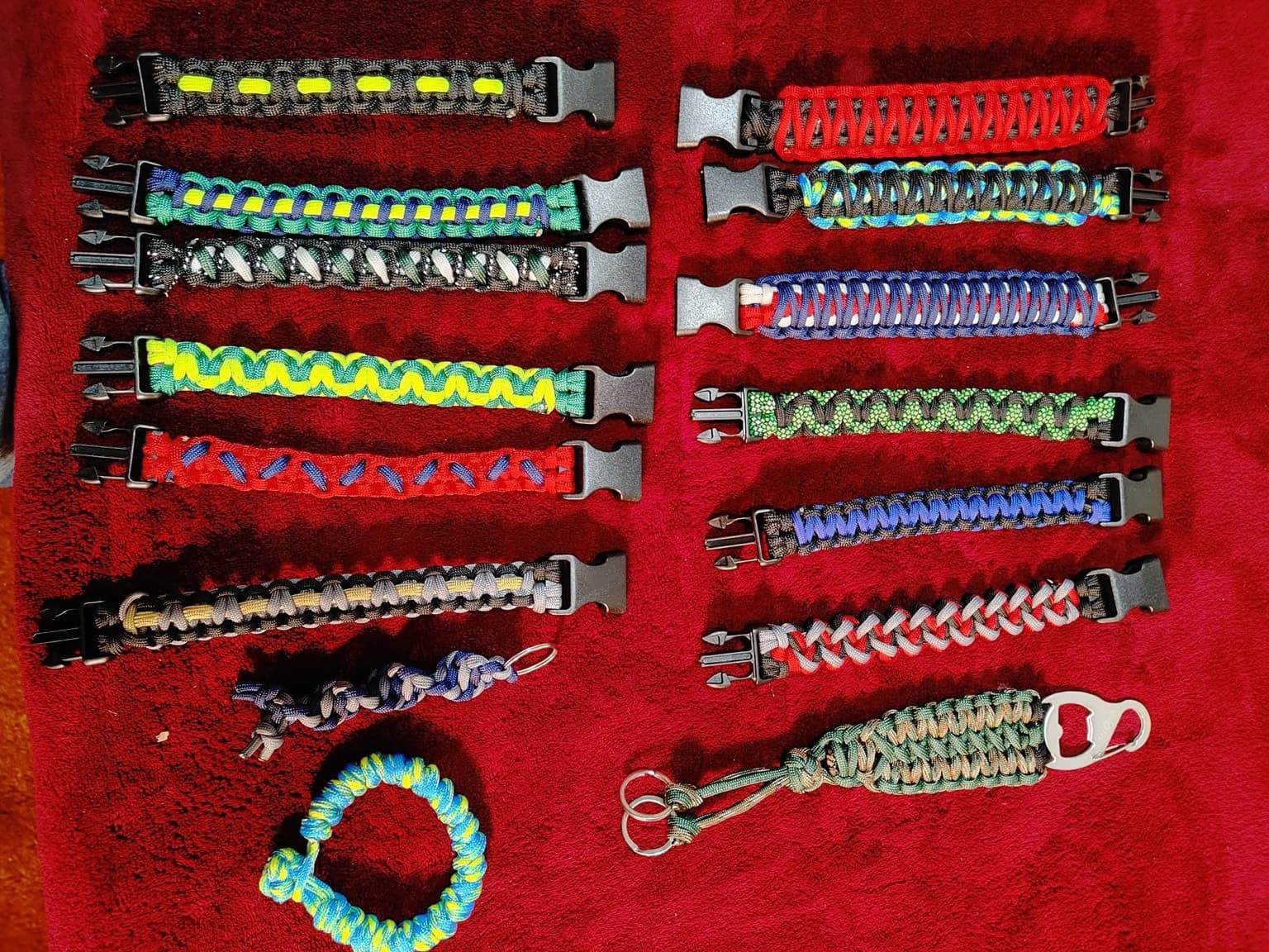 Handwoven Paracord Bracelets